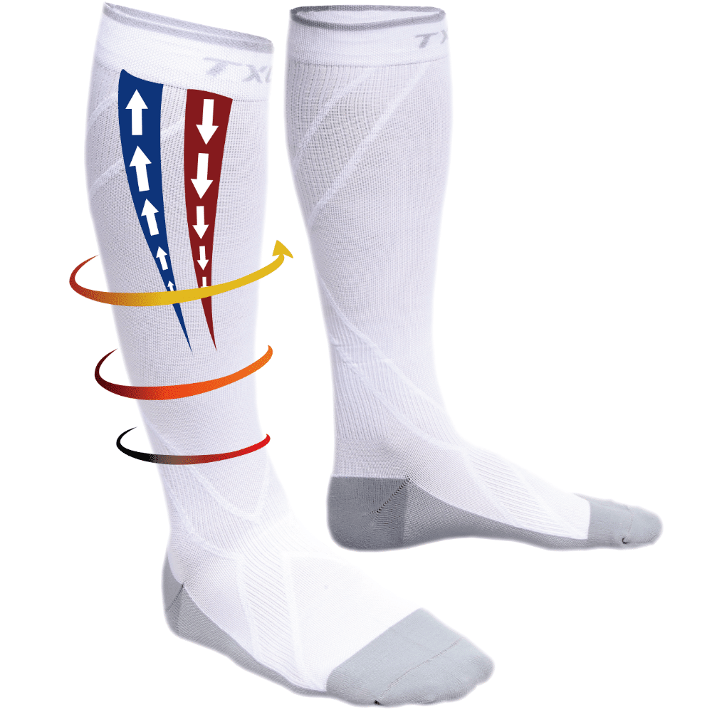 TXG Pro Compression Cushioned Sports Socks